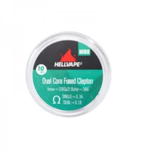 NI80 DUAL CORE FUSED CLAPTON - HELLVAPE