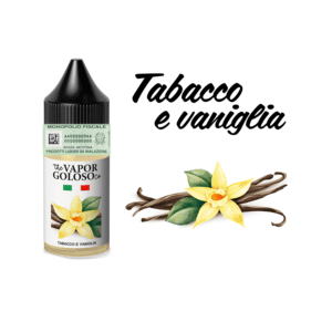TABACCO E VANIGLIA - VAPOR GOLOSO